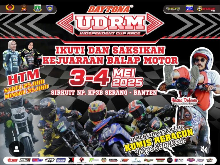 Jelang UDRM Independent Cup Race 2025 : Digelar Akhir Pekan Ini (3-4 Mei) Di Serang, Bertabur Hadiah..!
