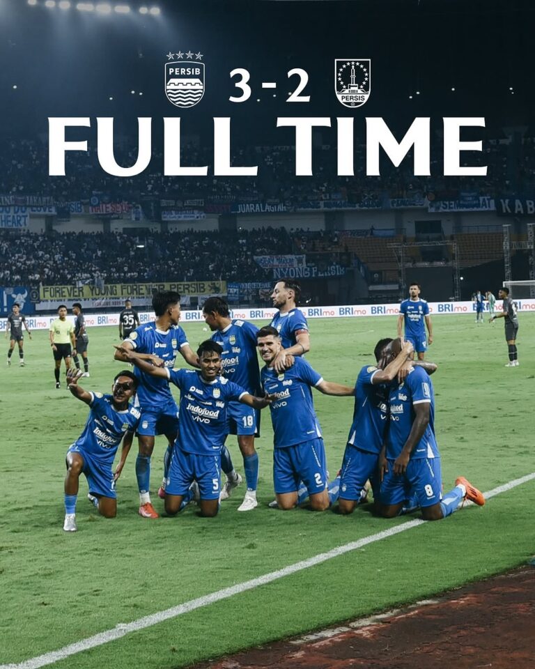 Persib Bandung Menutup Pekan Terakhir Liga 1 Dengan Kemenangan….